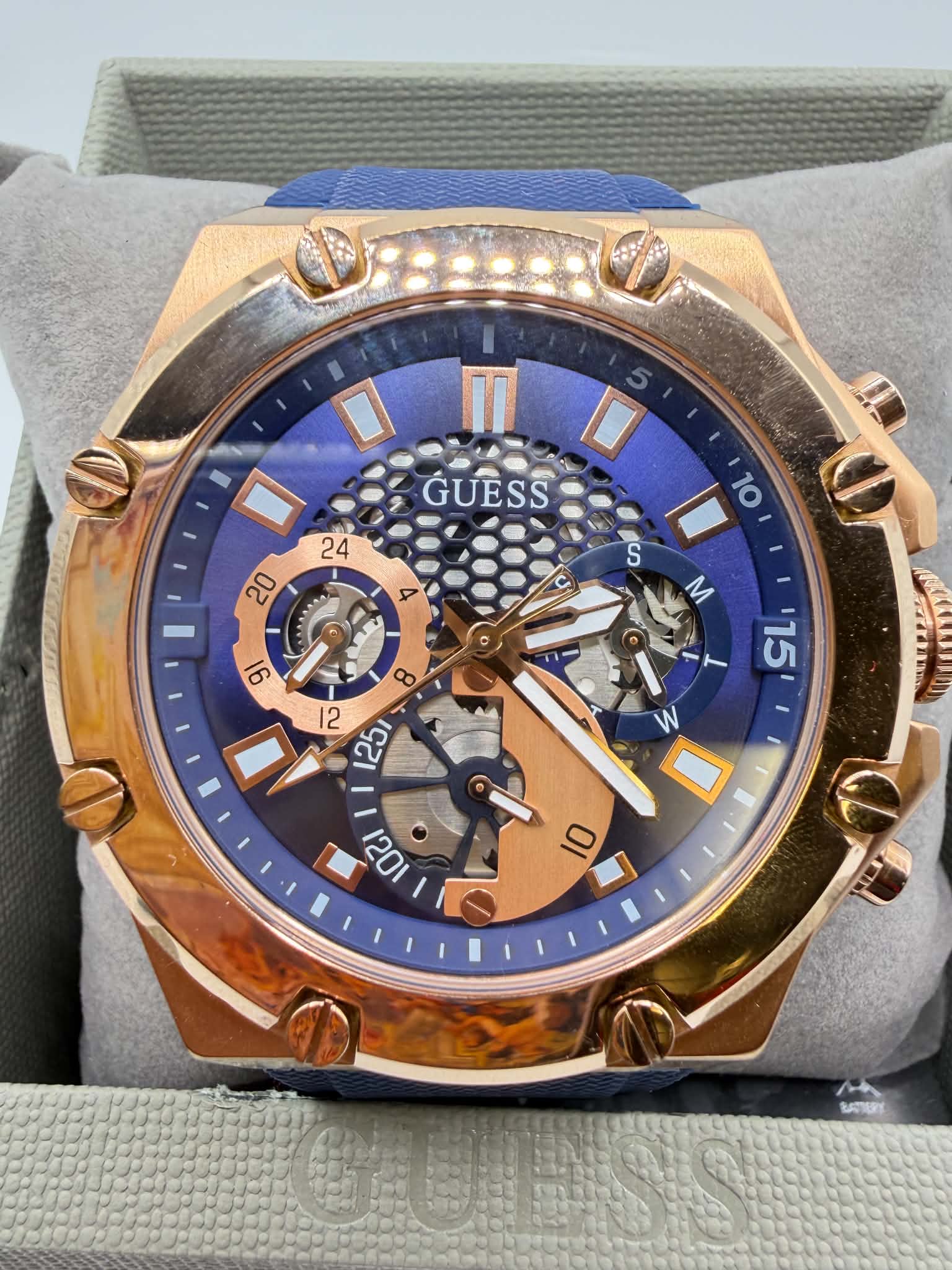 Guess Third Gear Multi-Function GW0334G3 Quartz 46mm Watch | Own4Less